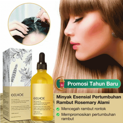 Minyak Esensial Pertumbuhan Rambut Rosemary Alami