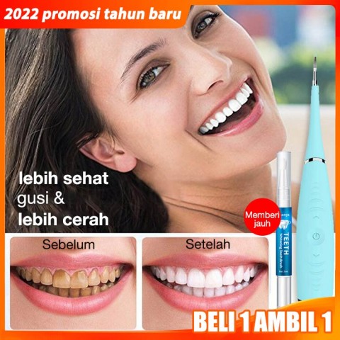 Ultrasonic Tooth Cleaner-Beli 1 ambil 1 pena pemutih gigi