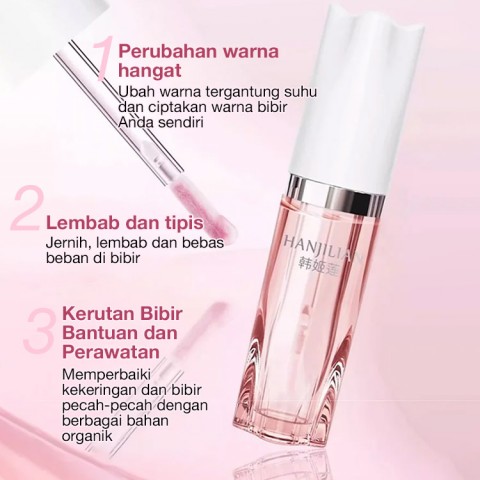 Lip gloss minyak esensi pengubah warna
