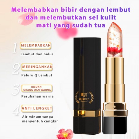 Lipstik Bunga Berubah Warna