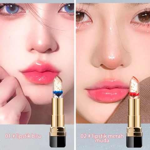 Lipstik Bunga Berubah Warna
