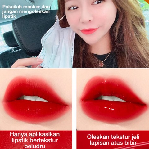 Lipstik jas hujan kepala ganda