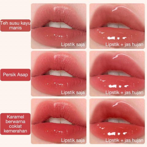 Lipstik jas hujan kepala ganda