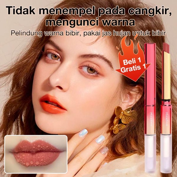 Lipstik jas hujan kepala ganda