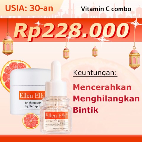 Kombinasi serum krim perawatan kulit yang disesuaikan dengan usia