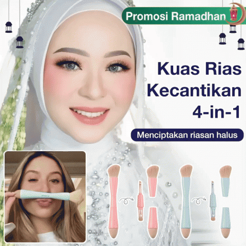 Kuas Rias Kecantikan 4-in-1