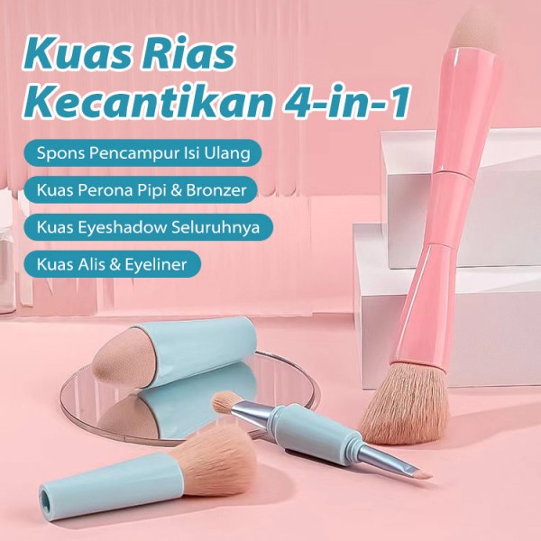 Kuas Rias Kecantikan 4-in-1