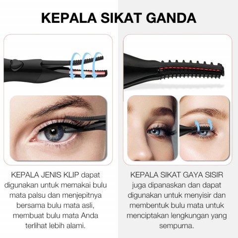 Penjepit bulu mata baru yang dipanaskan