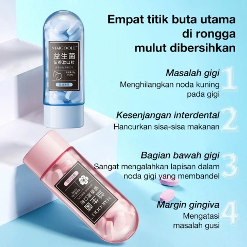 Tablet Pasta Gigi Padat Wangi Portabel