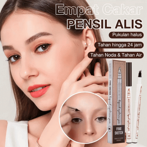 pensil alis cair tahan air