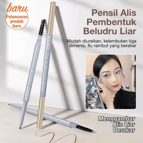 Pensil Alis Pembentuk Beludru Liar
