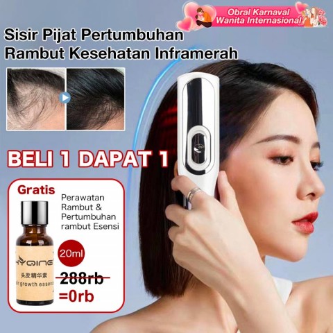 Beli satu dapat satu-Pijat Sisir Kesehatan Inframerah Pertumbuhan Rambut & Perawatan Rambut & Esensi Pertumbuhan Rambut