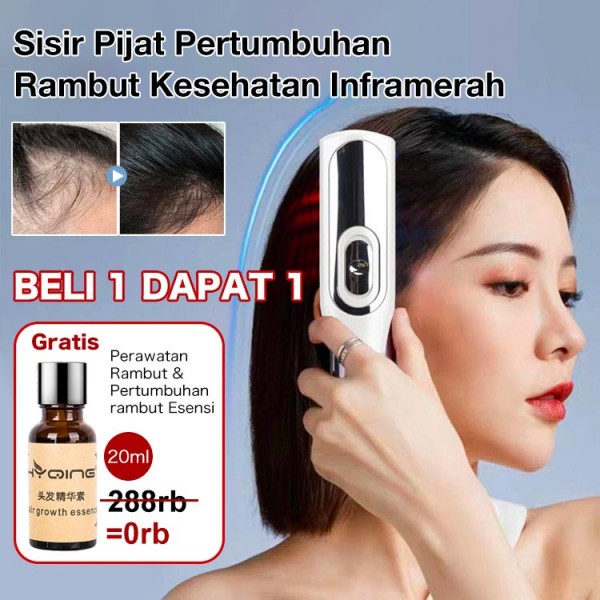 Beli satu dapat satu-Pijat Sisir Kesehatan Inframerah Pertumbuhan Rambut & Perawatan Rambut & Esensi Pertumbuhan Rambut