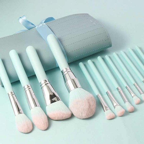 12in1 rainbow makeup brushes set