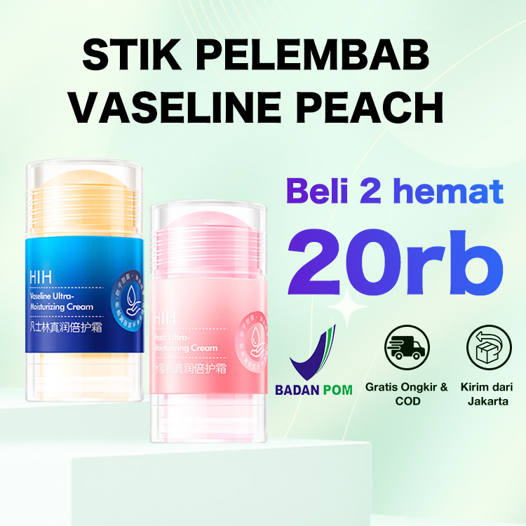 Penjual terbaik di Jepang-Stik Pelembab Vaseline Peach-Melembabkan, memutihkan, menghilangkan kerut	