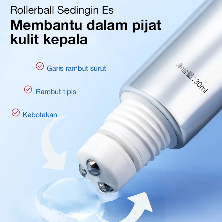 298rb Beli 1 Dapat 1 - Serum anti rambut rontok - Ucapkan selamat tinggal pada kekhawatiran rambut rontok - Desain bola, pijat dan keruk kulit kepala - Perkuat akar rambut